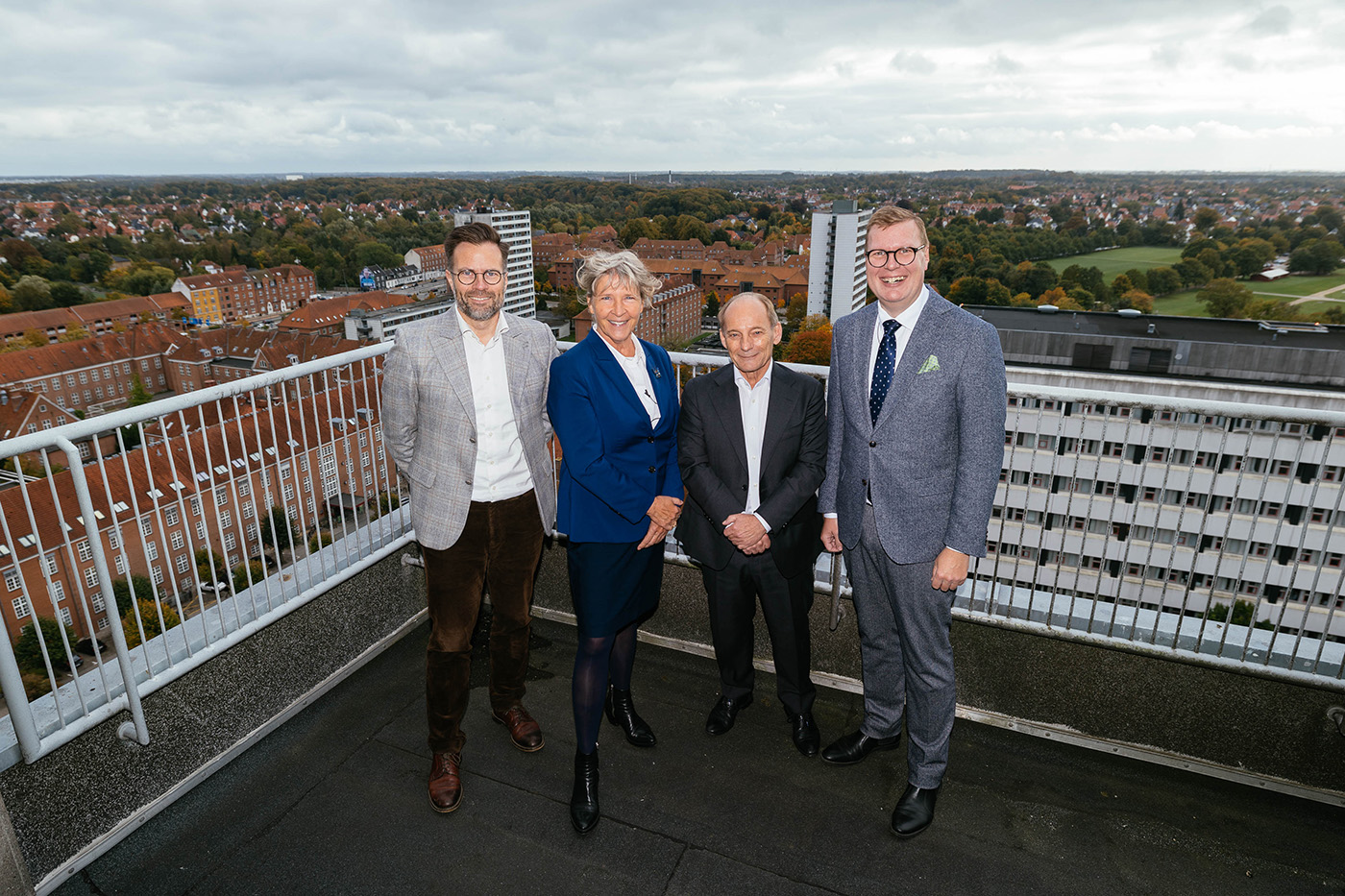 Parterne På Altanen Til Lanceringen